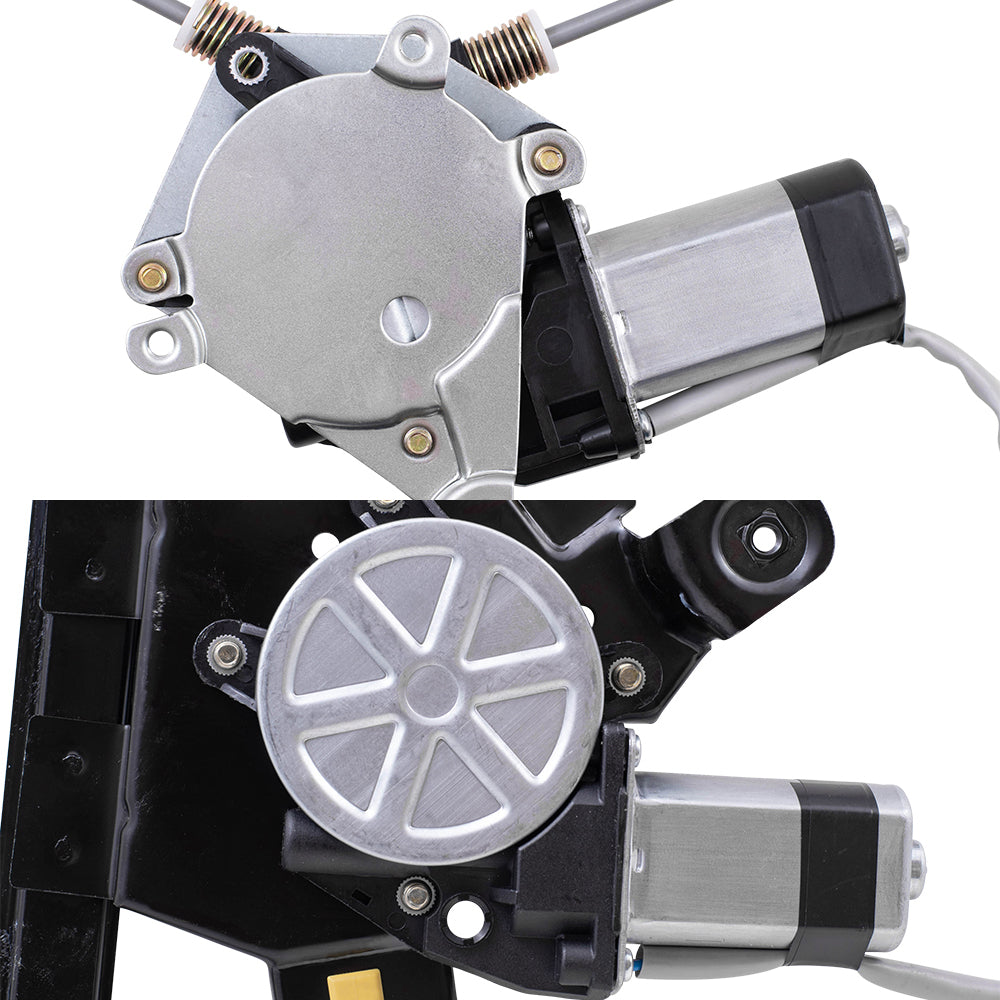 Front and Rear Passenger Right Power Window Regulators with Motor Compatible with 2004-2008 Ford F-150