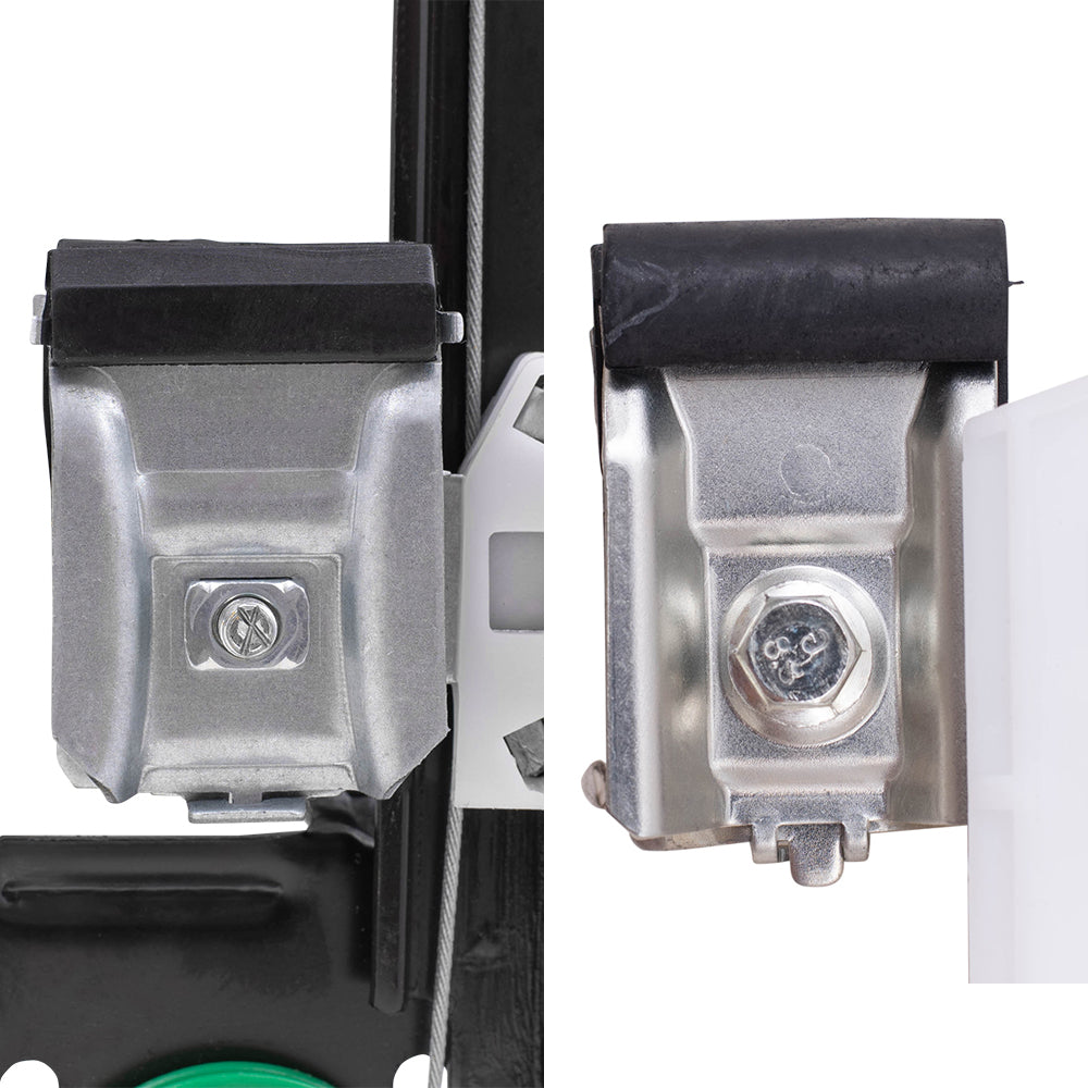 Front and Rear Passenger Right Power Window Regulators with Motor Compatible with 2004-2008 Ford F-150