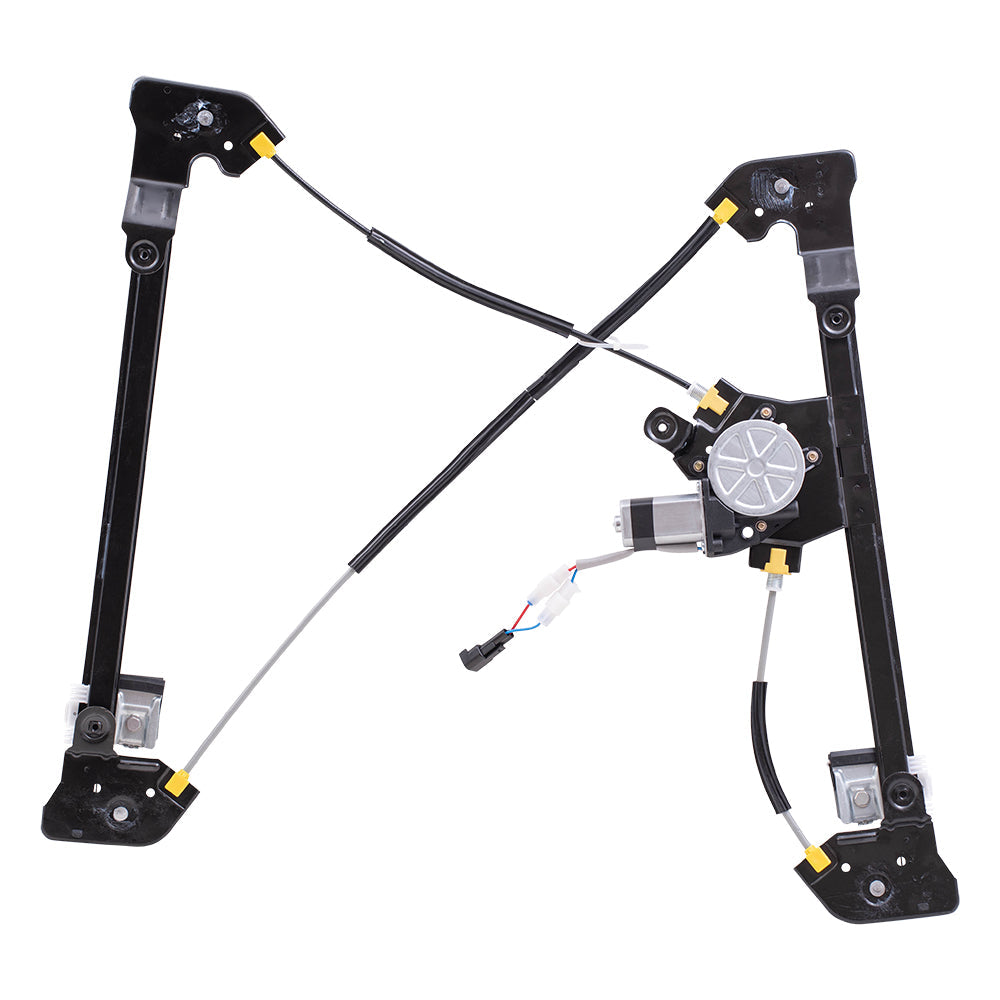 Drivers Front Power Window Lift Regulator with Motor Assembly Compatible with 04-08 F150 SuperCab Pickup Truck