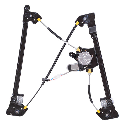 Driver and Passenger Front Power Window Regulators & Motor Assemblies Compatible with 04-08 F150 Regular/Crew Cab Pickup Truck