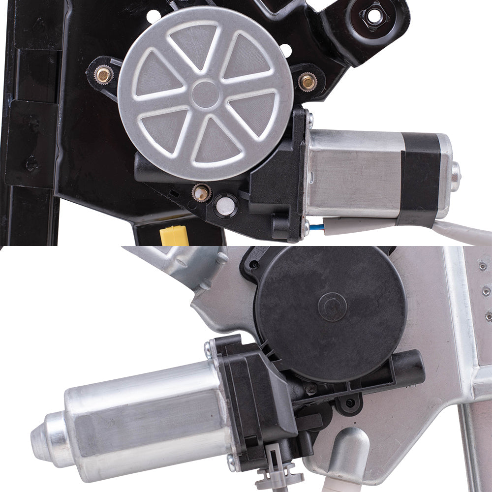 Front and Rear Passenger Right Power Window Regulators with Motor Compatible with 2004-2008 Ford F-150