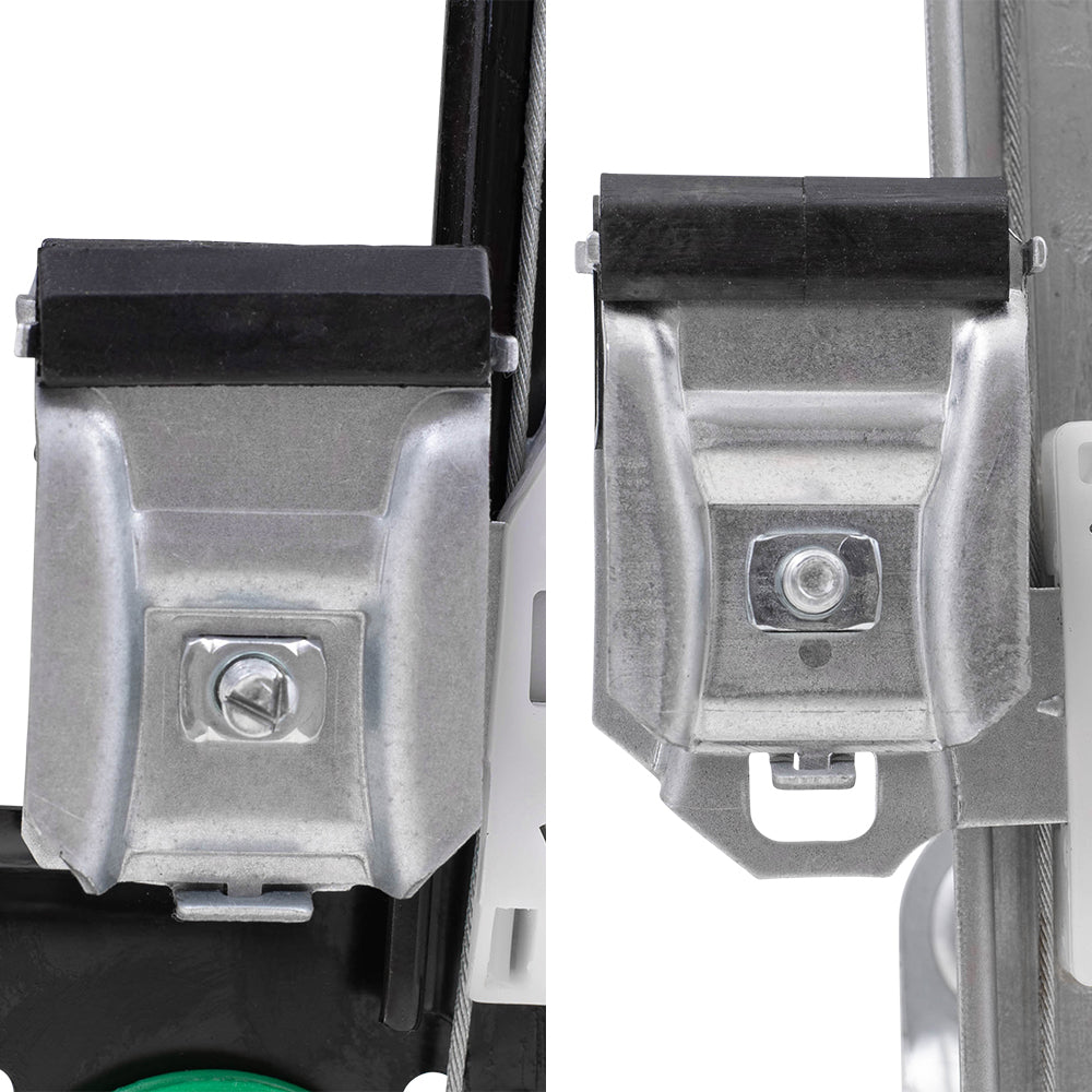 Front and Rear Passenger Right Power Window Regulators with Motor Compatible with 2004-2008 Ford F-150