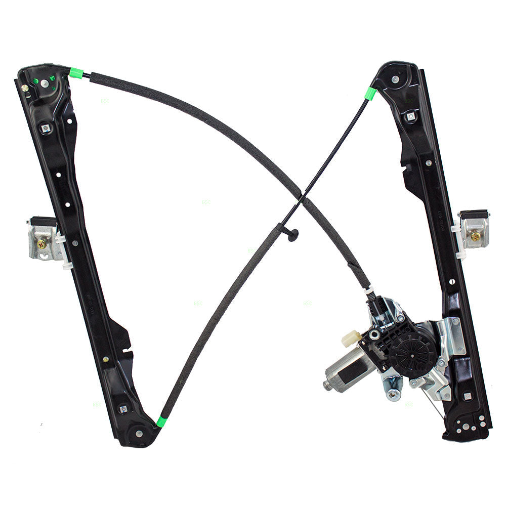 Drivers Front Power Window Lift Regulator with Motor Assembly Compatible with 2000-2007 Focus 3 Door Hatchback 6S4Z6123201BB