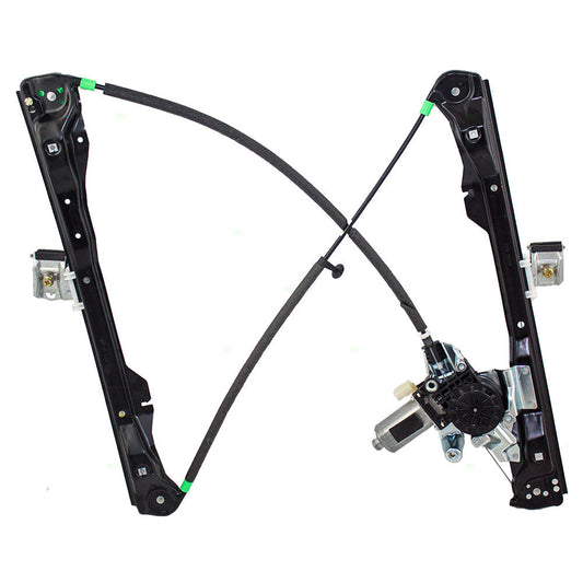 Drivers Front Power Window Lift Regulator with Motor Assembly Compatible with 2000-2007 Focus 3 Door Hatchback 6S4Z6123201BB