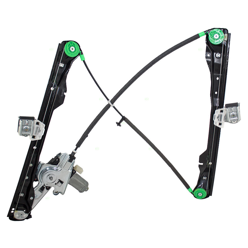 Drivers Front Power Window Lift Regulator with Motor Assembly Compatible with 2000-2007 Focus 3 Door Hatchback 6S4Z6123201BB