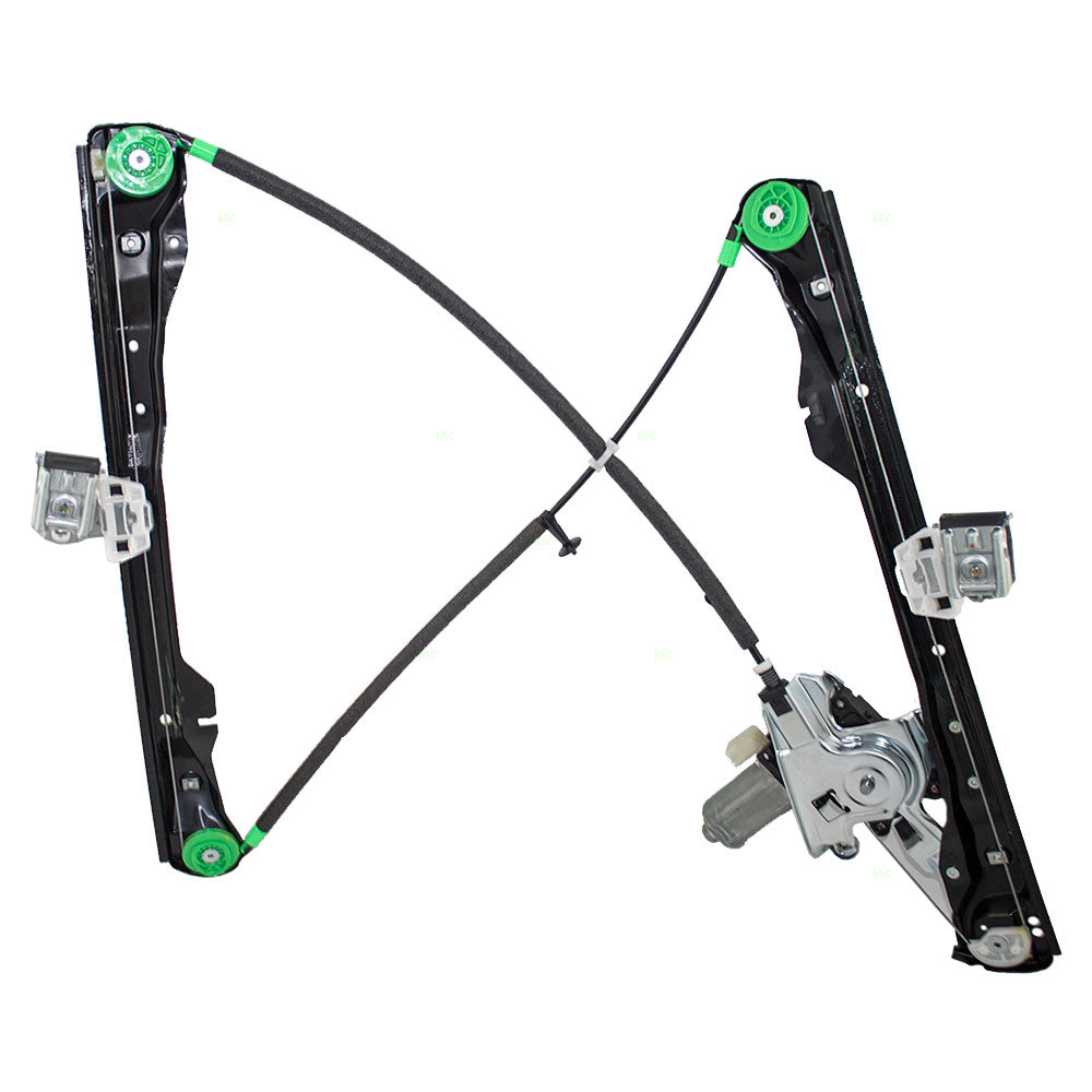 Passengers Front Power Window Lift Regulator with Motor Assembly Compatible with 2000-2007 Focus 3 Door Hatchback 6S4Z6123200BB