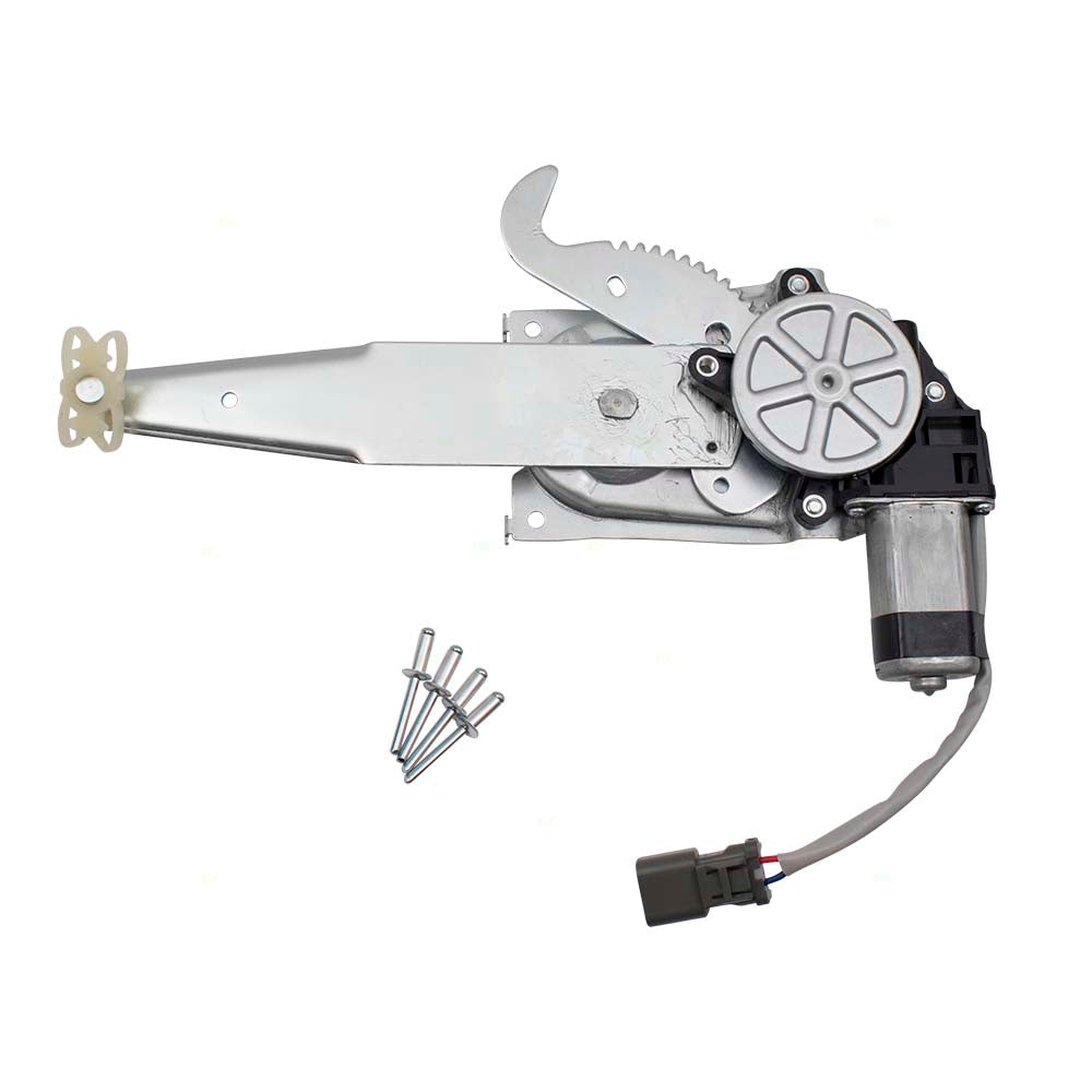 Drivers Rear Power Window Lift Regulator w/ Motor Assembly Compatible with 2003-2007 Taurus 2003-2005 Sable 3F1Z5427001AA