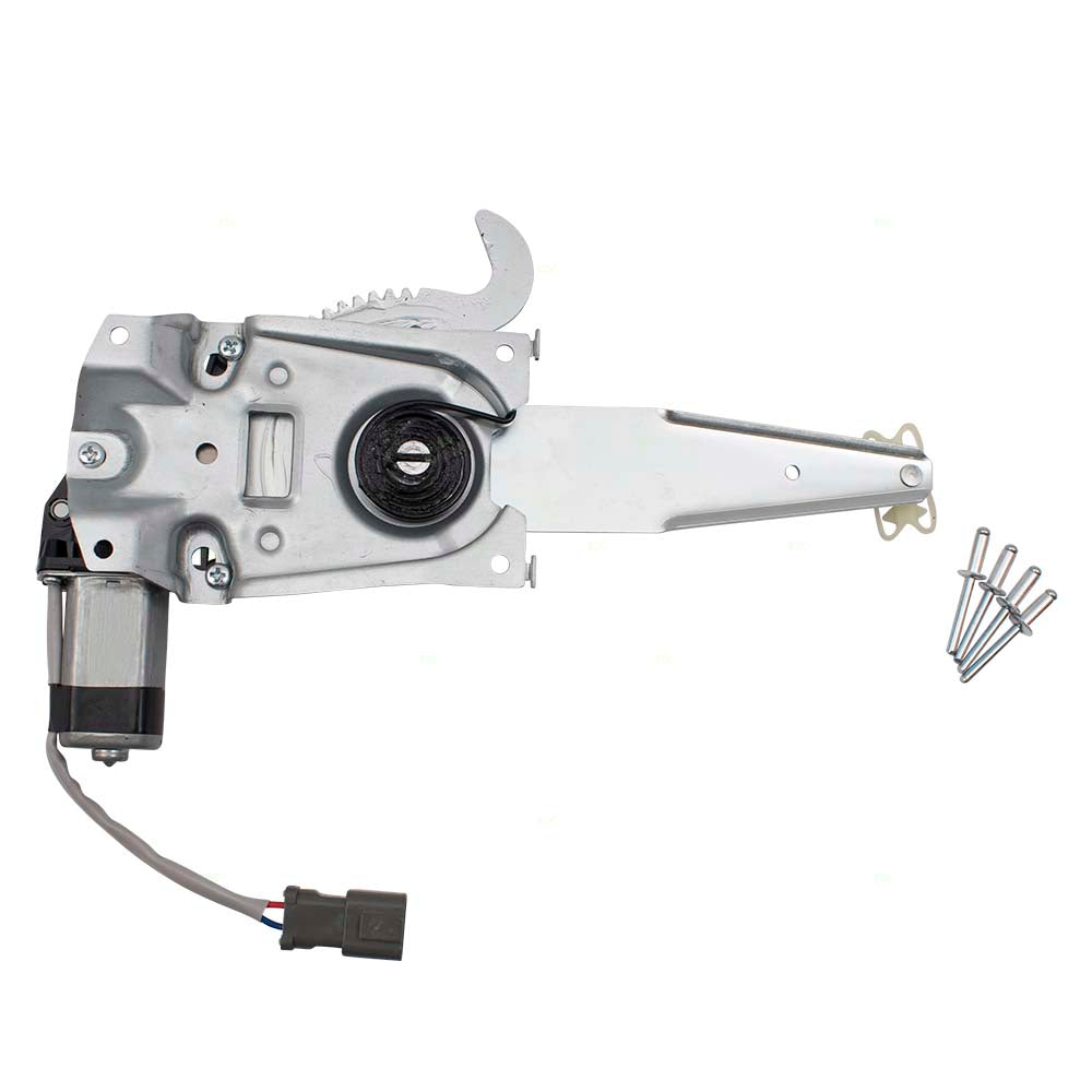 Drivers Rear Power Window Lift Regulator w/ Motor Assembly Compatible with 2003-2007 Taurus 2003-2005 Sable 3F1Z5427001AA