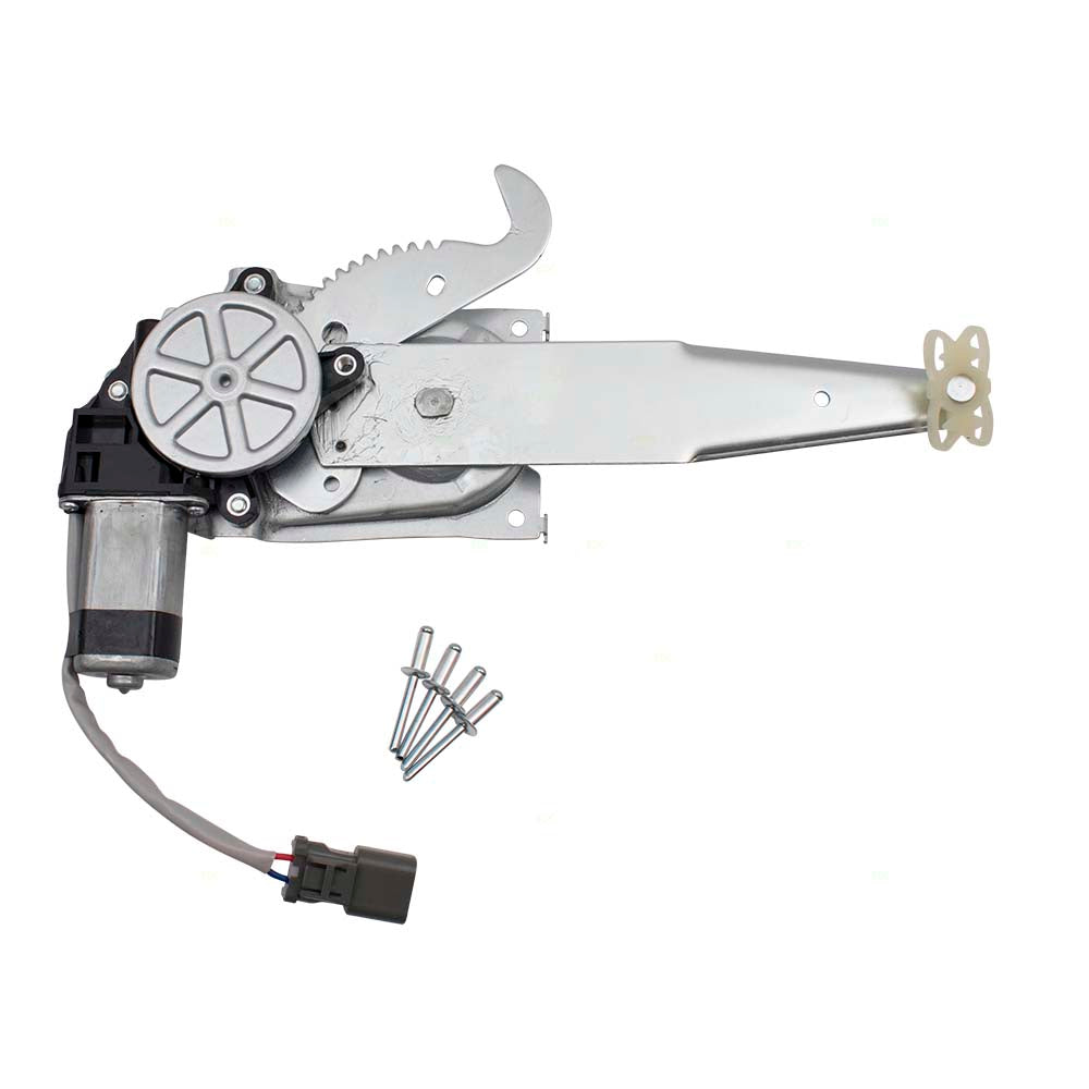 Passengers Rear Power Window Lift Regulator w/ Motor Assembly Compatible with 2003-2007 Taurus 2003-2005 Sable 3F1Z5427000AA