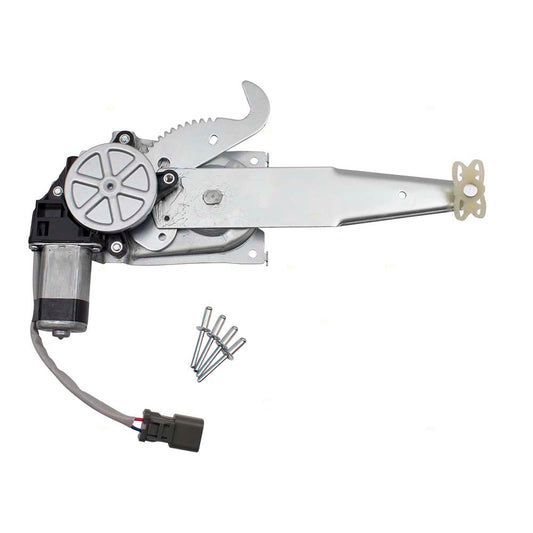 Passengers Rear Power Window Lift Regulator w/ Motor Assembly Compatible with 2003-2007 Taurus 2003-2005 Sable 3F1Z5427000AA