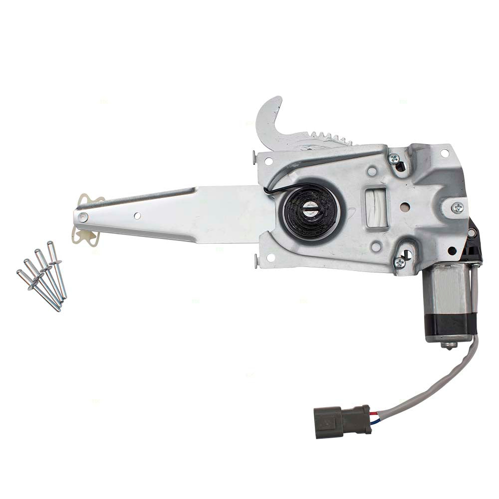 Passengers Rear Power Window Lift Regulator w/ Motor Assembly Compatible with 2003-2007 Taurus 2003-2005 Sable 3F1Z5427000AA