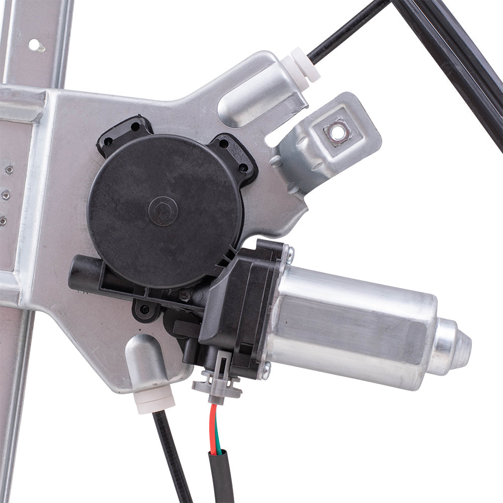 Drivers Rear Power Window Lift Regulator with Motor Assembly Compatible with 04-08 F150 Crew Cab Mark LT Pickup Truck 6L3Z1627001AA