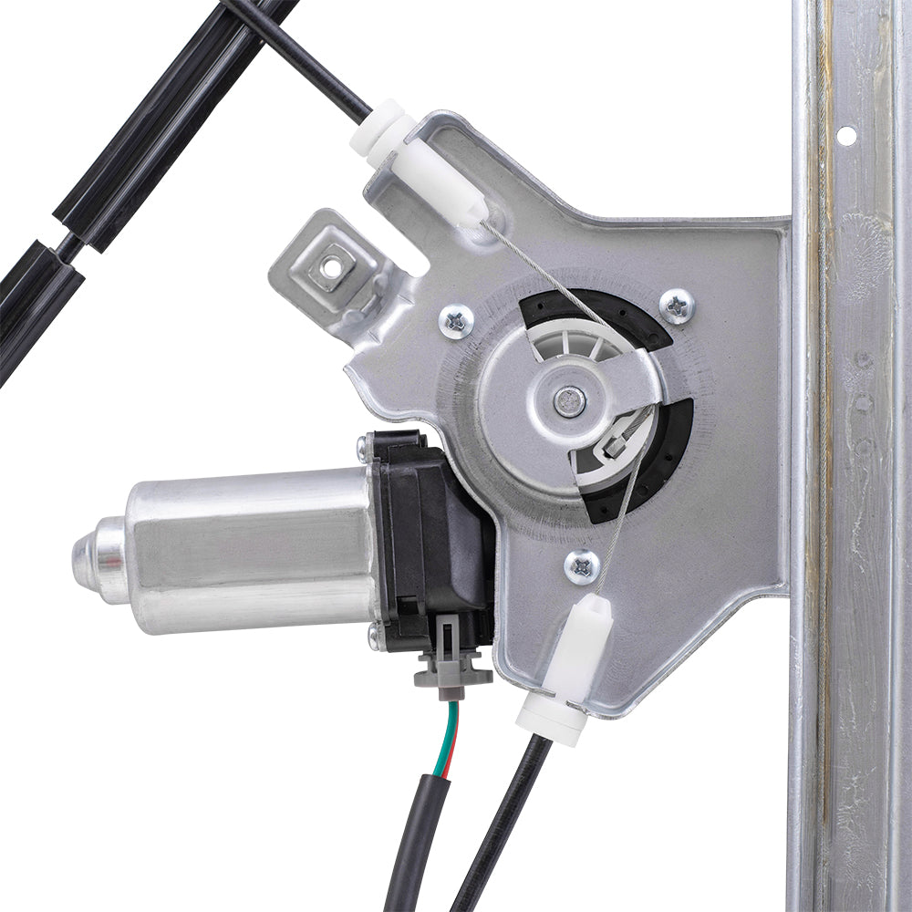 Drivers Rear Power Window Lift Regulator with Motor Assembly Compatible with 04-08 F150 Crew Cab Mark LT Pickup Truck 6L3Z1627001AA