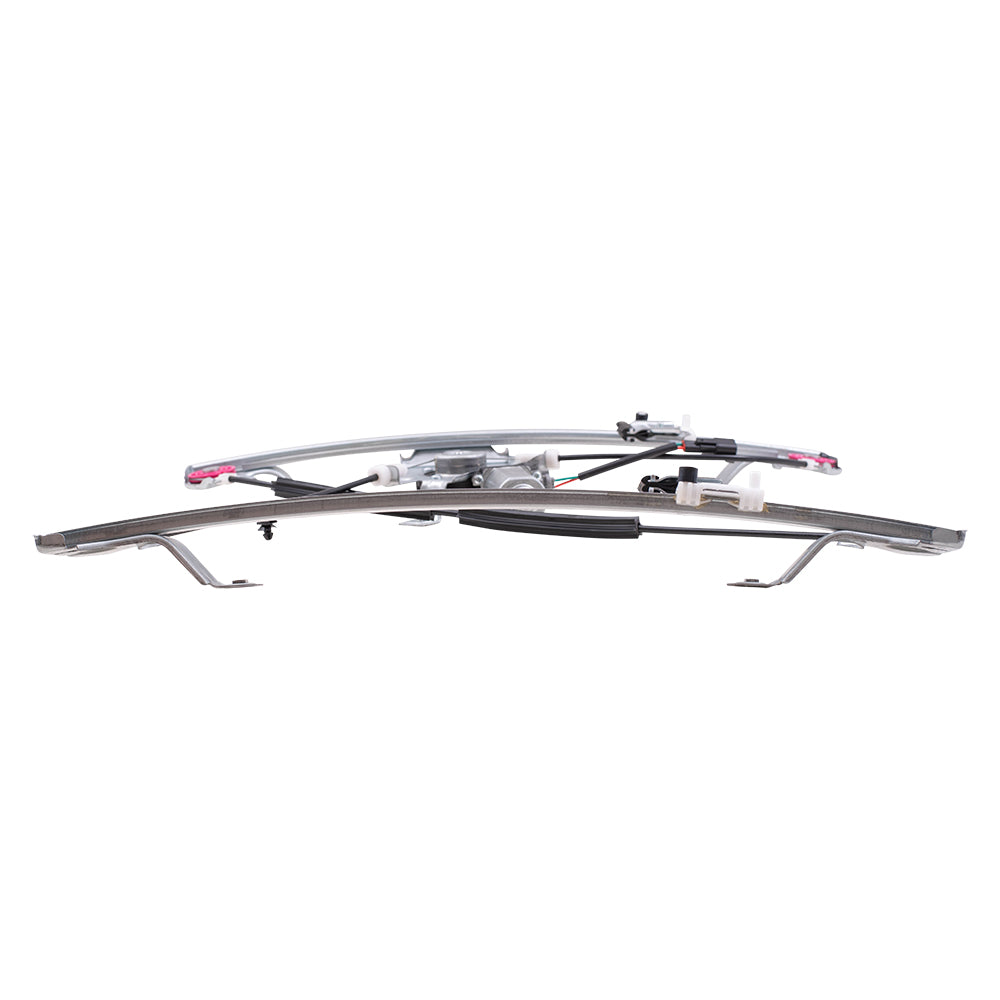 Drivers Rear Power Window Lift Regulator with Motor Assembly Compatible with 04-08 F150 Crew Cab Mark LT Pickup Truck 6L3Z1627001AA