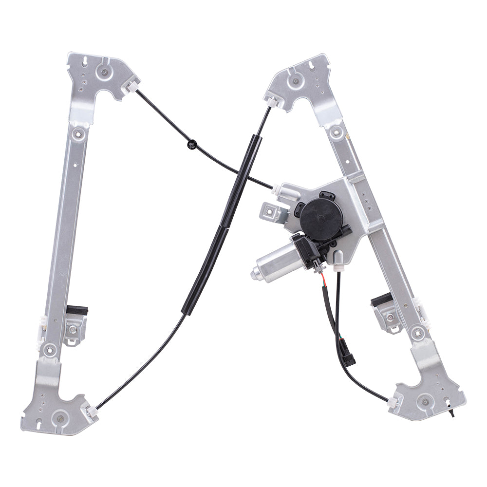 Passengers Rear Power Window Lift Regulator with Motor Assembly Compatible with 04-08 F150 Crew Cab Mark LT Pickup Truck 6L3Z1627000AA