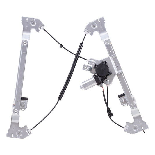 Passengers Rear Power Window Lift Regulator with Motor Assembly Compatible with 04-08 F150 Crew Cab Mark LT Pickup Truck 6L3Z1627000AA