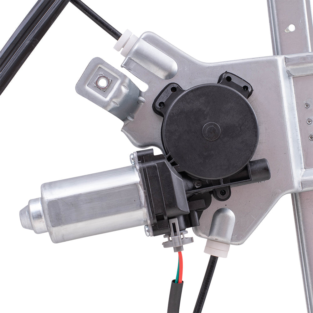 Passengers Rear Power Window Lift Regulator with Motor Assembly Compatible with 04-08 F150 Crew Cab Mark LT Pickup Truck 6L3Z1627000AA