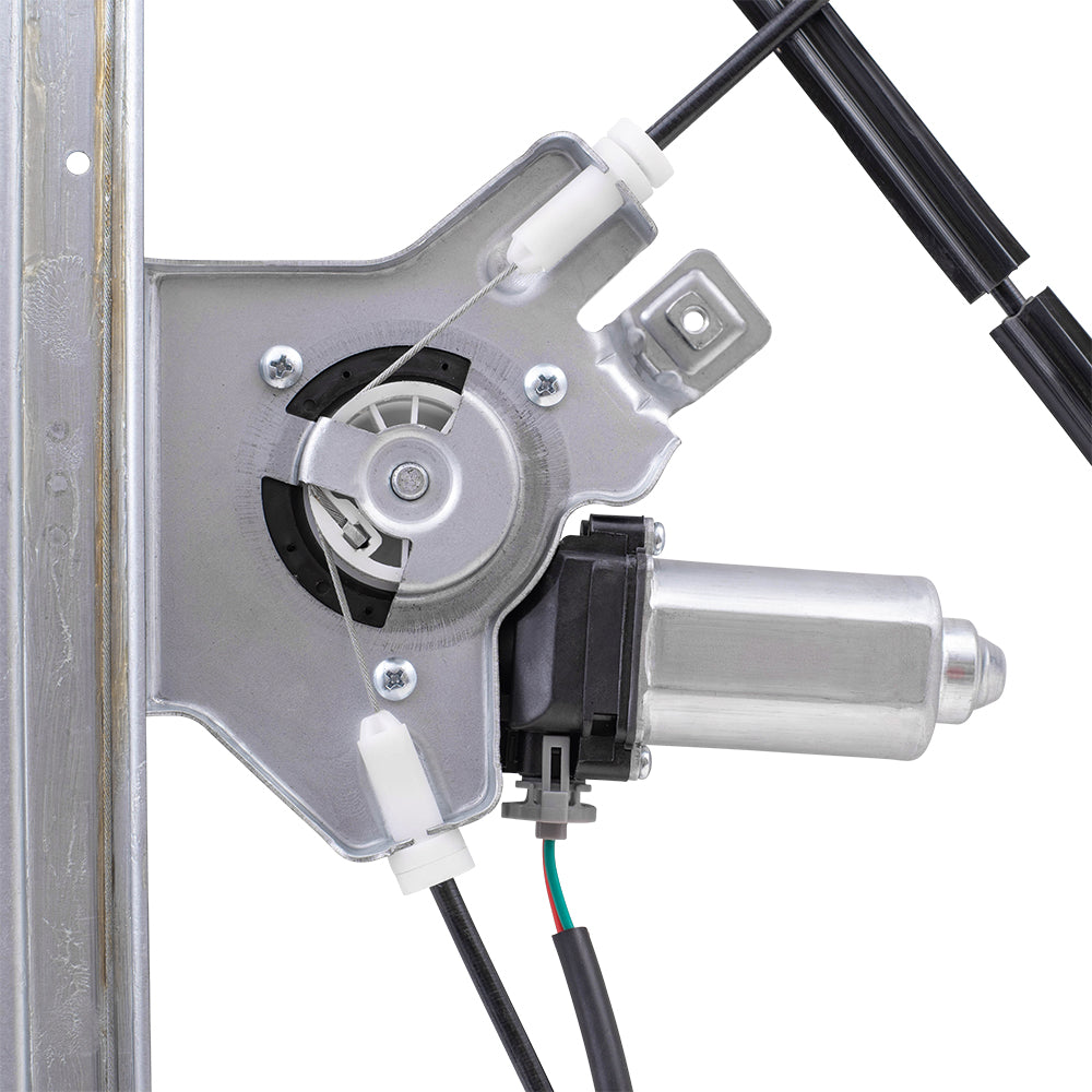 Passengers Rear Power Window Lift Regulator with Motor Assembly Compatible with 04-08 F150 Crew Cab Mark LT Pickup Truck 6L3Z1627000AA