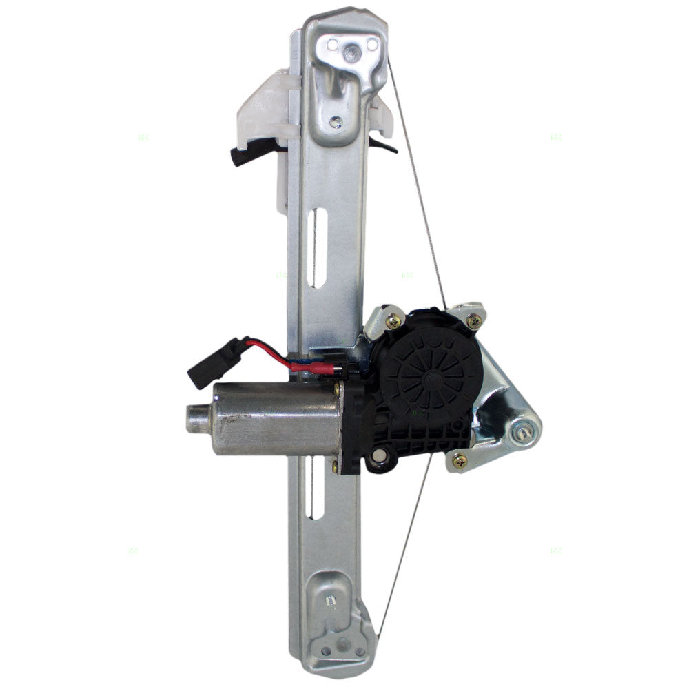 Passengers Rear Power Window Lift Regulator with Motor Assembly Compatible with 2000-2006 LS 5W4Z5423394A