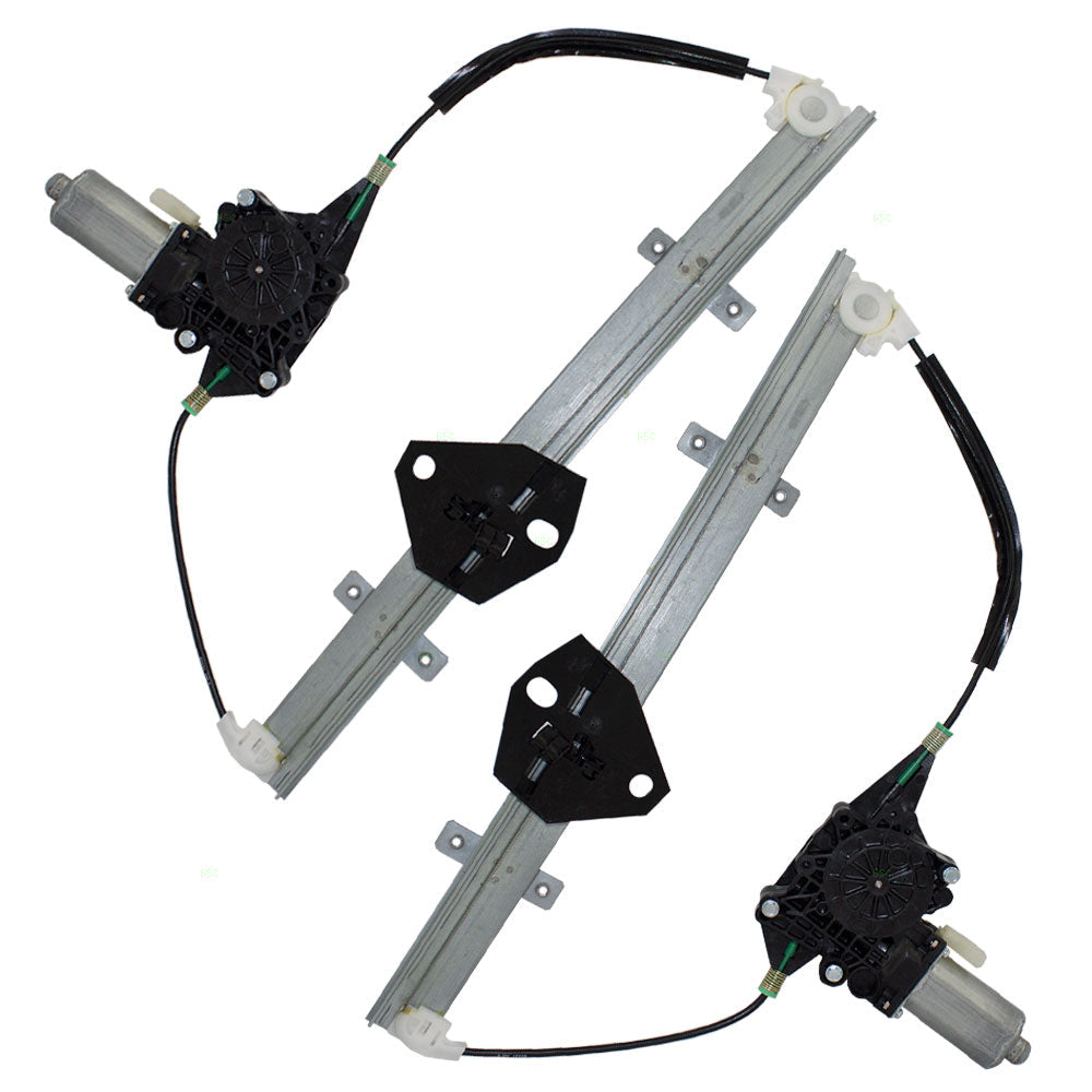 Driver and Passenger Front Power Window Regulators with Motors Compatible with 1995-2000 Contour Mystique F5RZ5423209A F5RZ5423208A