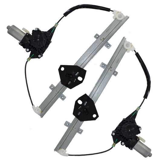 Driver and Passenger Front Power Window Regulators with Motors Compatible with 1995-2000 Contour Mystique F5RZ5423209A F5RZ5423208A