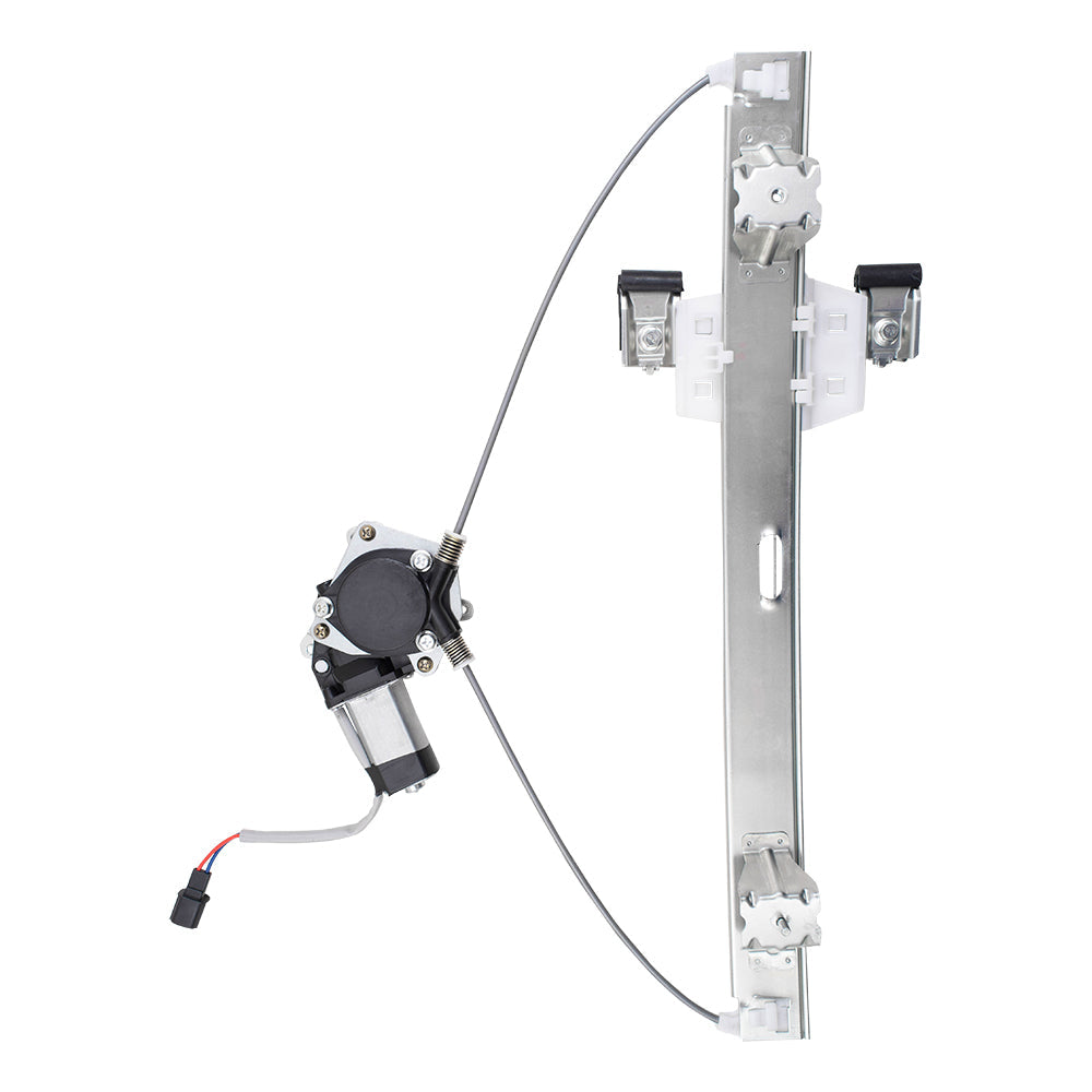 Driver and Passenger Rear Power Window Lift Regulators with Motors Assemblies Compatible with 2004-2014 F150 Extended Cab Pickup Truck AL3Z1827001A AL3Z1827000A