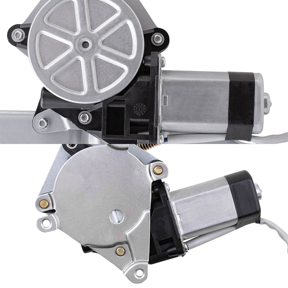 Front and Rear Passenger Side Power Window Regulators with Motor Compatible with 2009-2010 F-150/Lobo