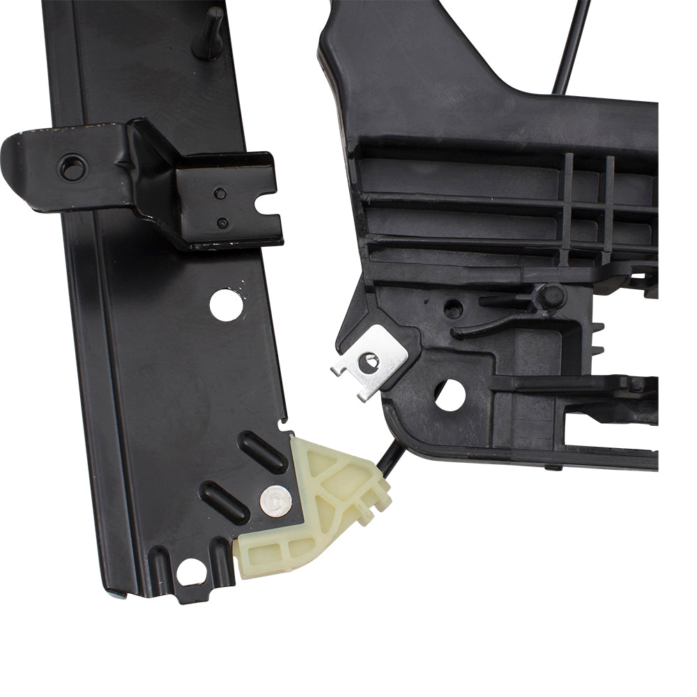 Drivers Front Power Window Regulator w/ Motor Assembly & 2 Pin Rectangular Connector Compatible with 2003-2006 Expedition Navigator 6L1Z7823395A