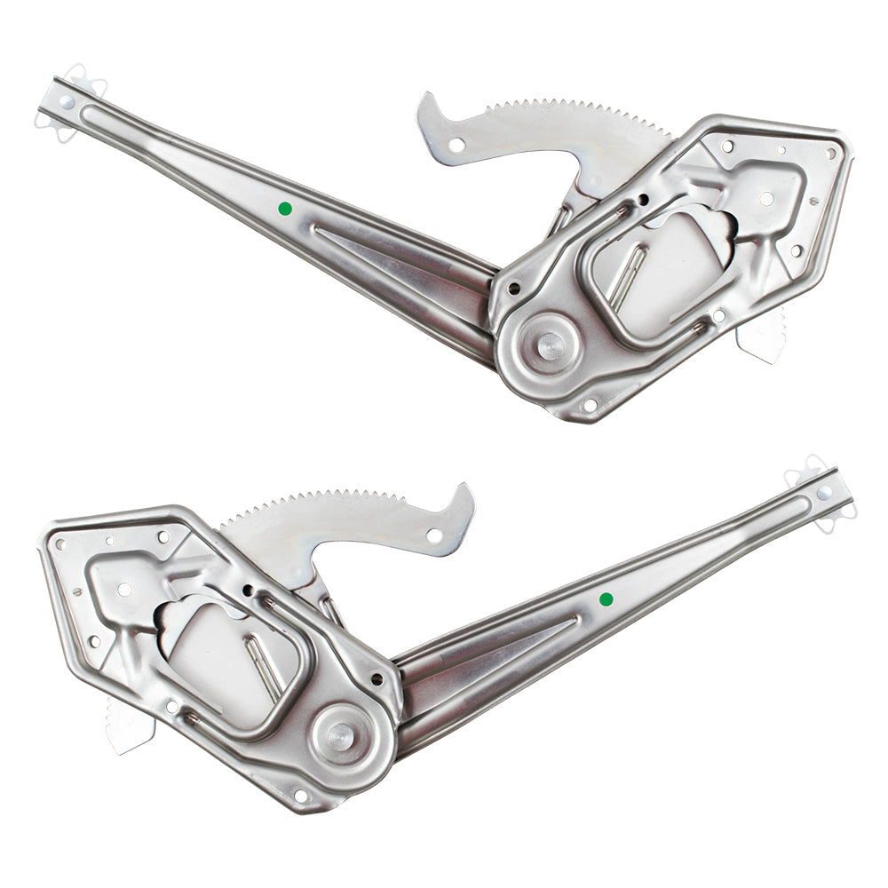 Driver and Passenger Front Power Window Lift Regulators Compatible with 1993-2011 Ranger Pickup Truck 3L5Z1023209AA 3L5Z1023208AA