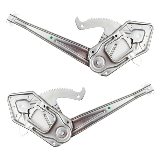 Driver and Passenger Front Power Window Lift Regulators Compatible with 1993-2011 Ranger Pickup Truck 3L5Z1023209AA 3L5Z1023208AA