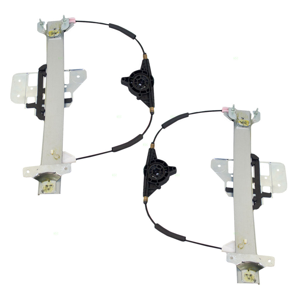 Pair Power Window Lift Regulators fit 1995-1997 Lincoln Town Car Rear Set