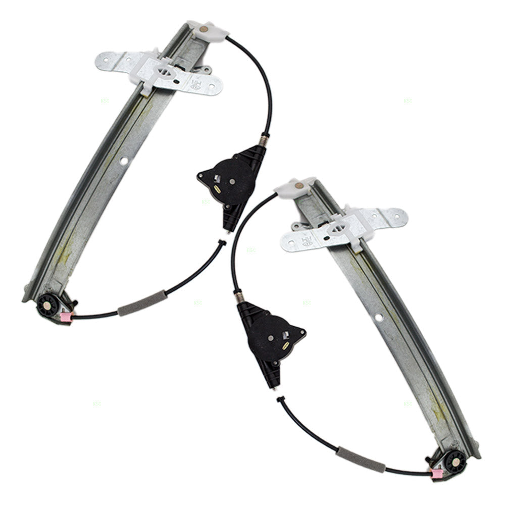 Driver and Passenger Front Power Window Lift Regulators Compatible with 1998-2011 Town Car 4W1Z5423209AA 4W1Z5423208AA