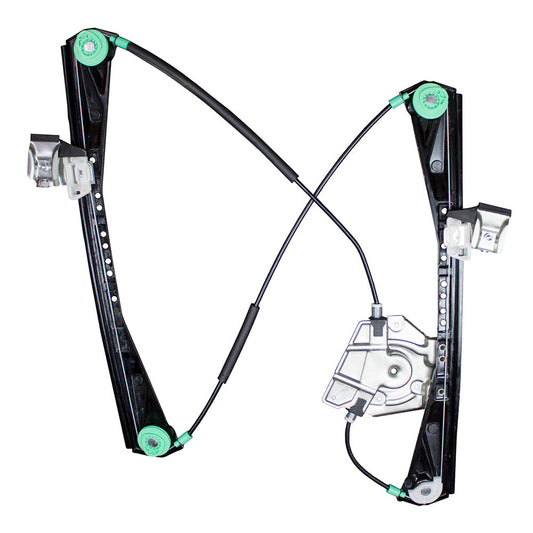 Passengers Front Power Window Lift Regulator Compatible with 2000-2002 S-Type LS YW4Z5423208AA-PFM