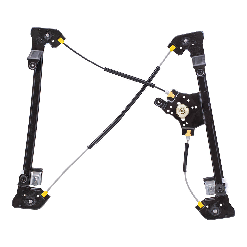 Driver and Passenger Front Power Window Lift Regulators Compatible with 2004-2008 F150 SuperCab Pickup Truck 6L3Z1823201BA 6L3Z1823200BA