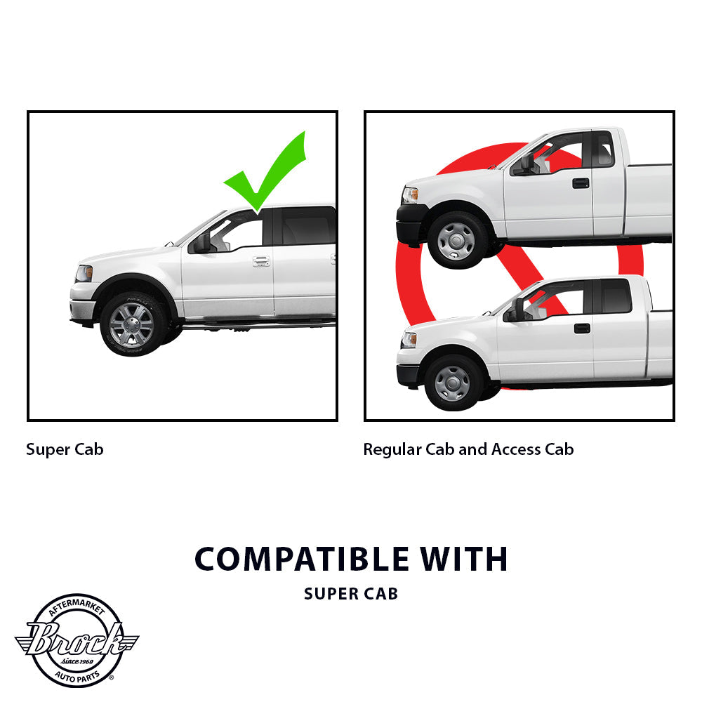 Passengers Front Power Window Lift Regulator Compatible with 2004-2008 F150 SuperCab Pickup Truck 6L3Z1823200BA