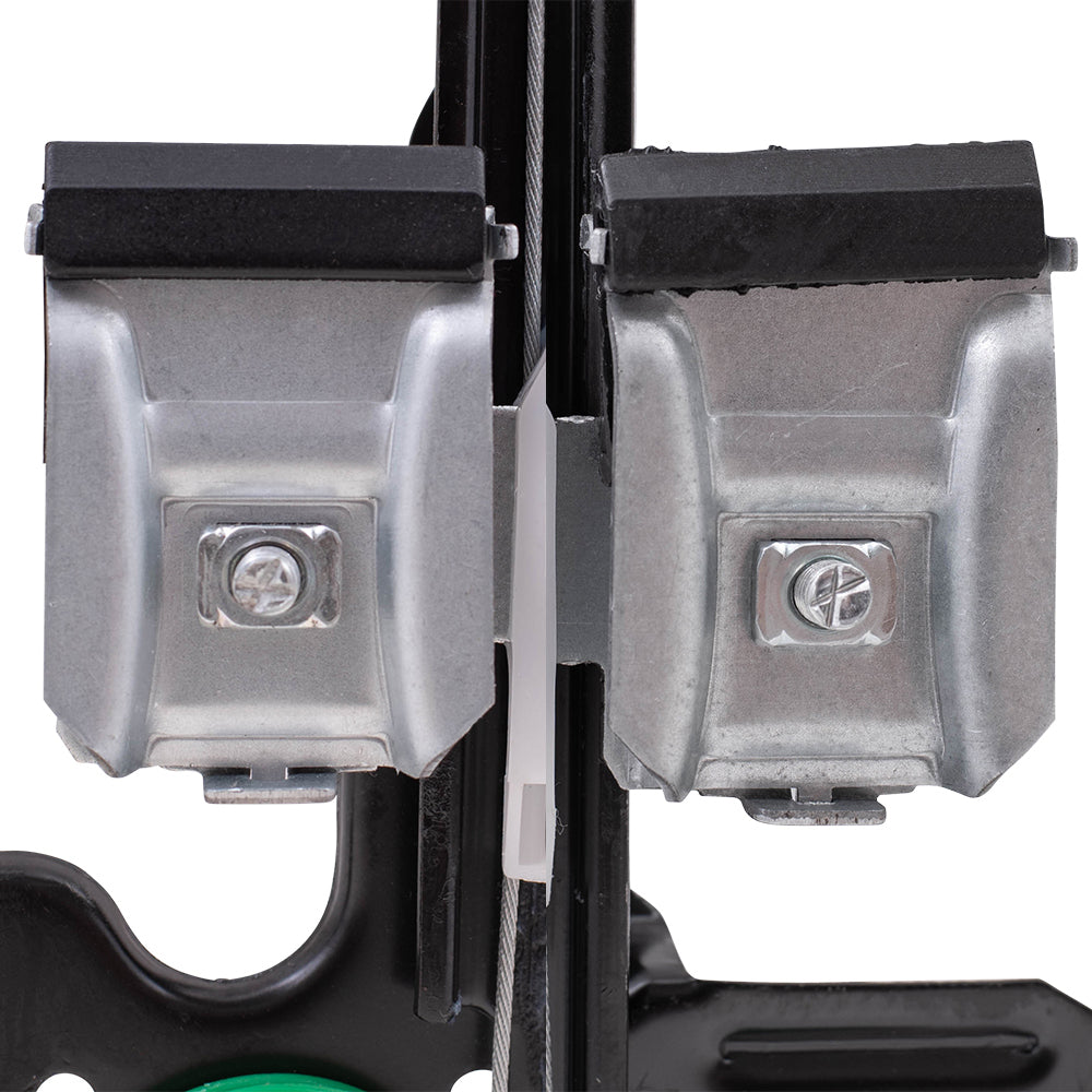 Front and Rear Driver Side Power Window Regulators Without Motor Compatible with 2004-2008 F-150/Lobo & 2006-2008 Mark LT