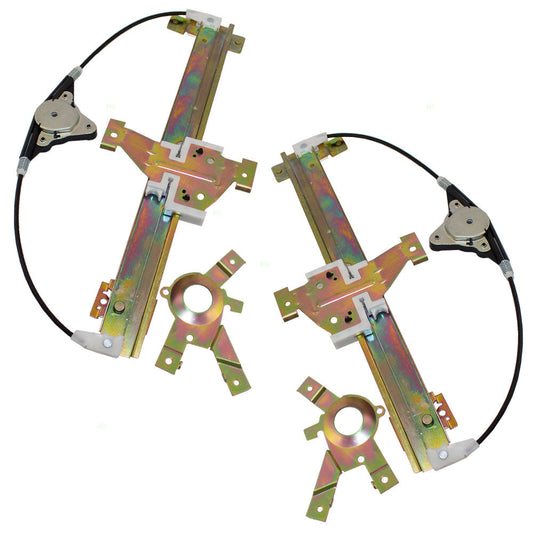 Pair Power Window Regulators fits 1991-1994 Ford Explorer 4 Door Rear Set