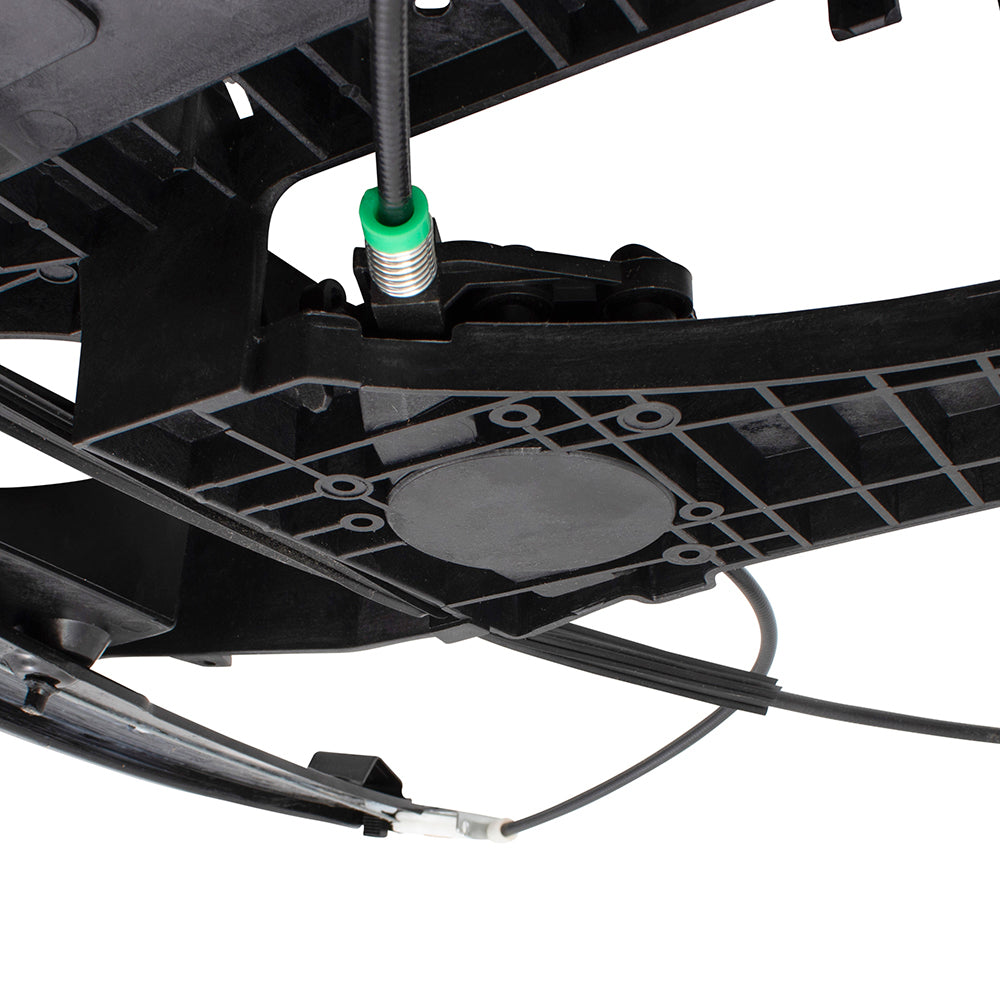 Front Driver Left Passenger Right Power Window Regulator Without Motor Set Compatible With 2007-2017 Ford Expedition