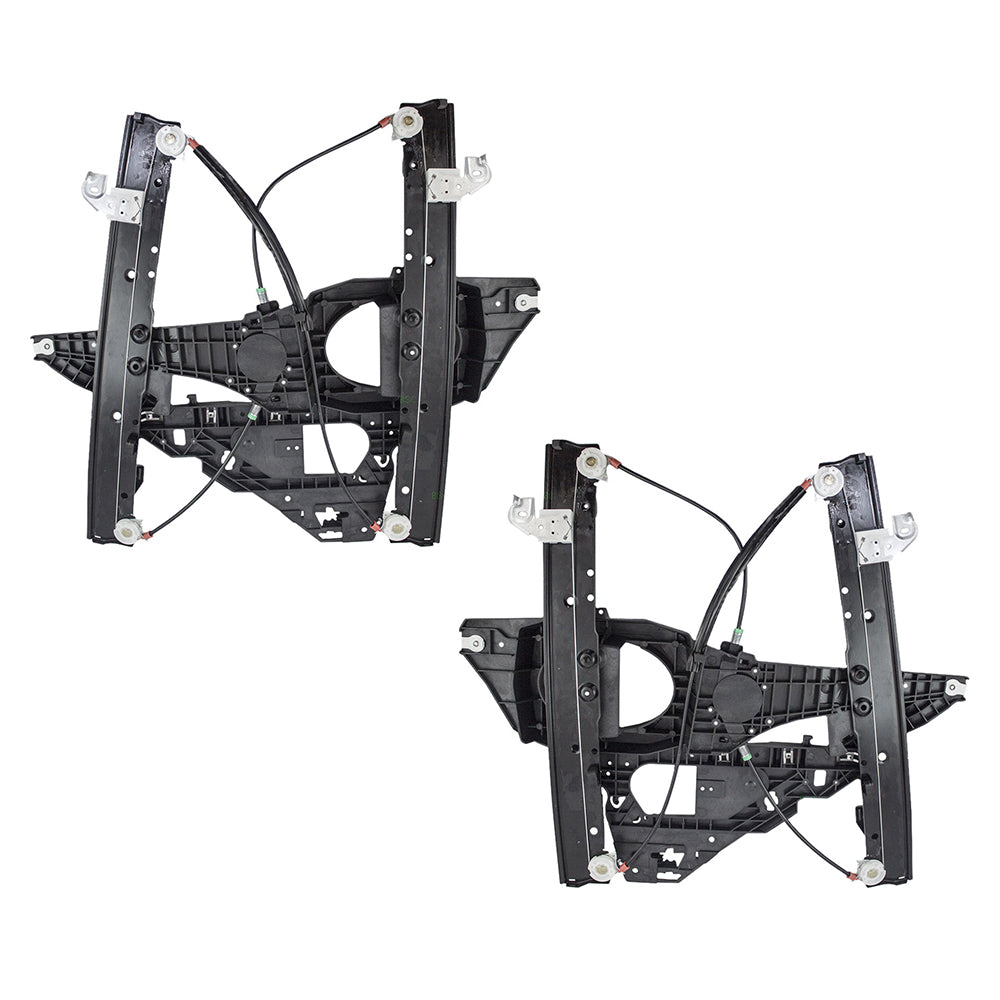 Pair Set Front Power Window Lift Regulators Compatible with 2003-2006 Expedition Navigator 6L1Z 7823209 AA 6L1Z 7823208 AA