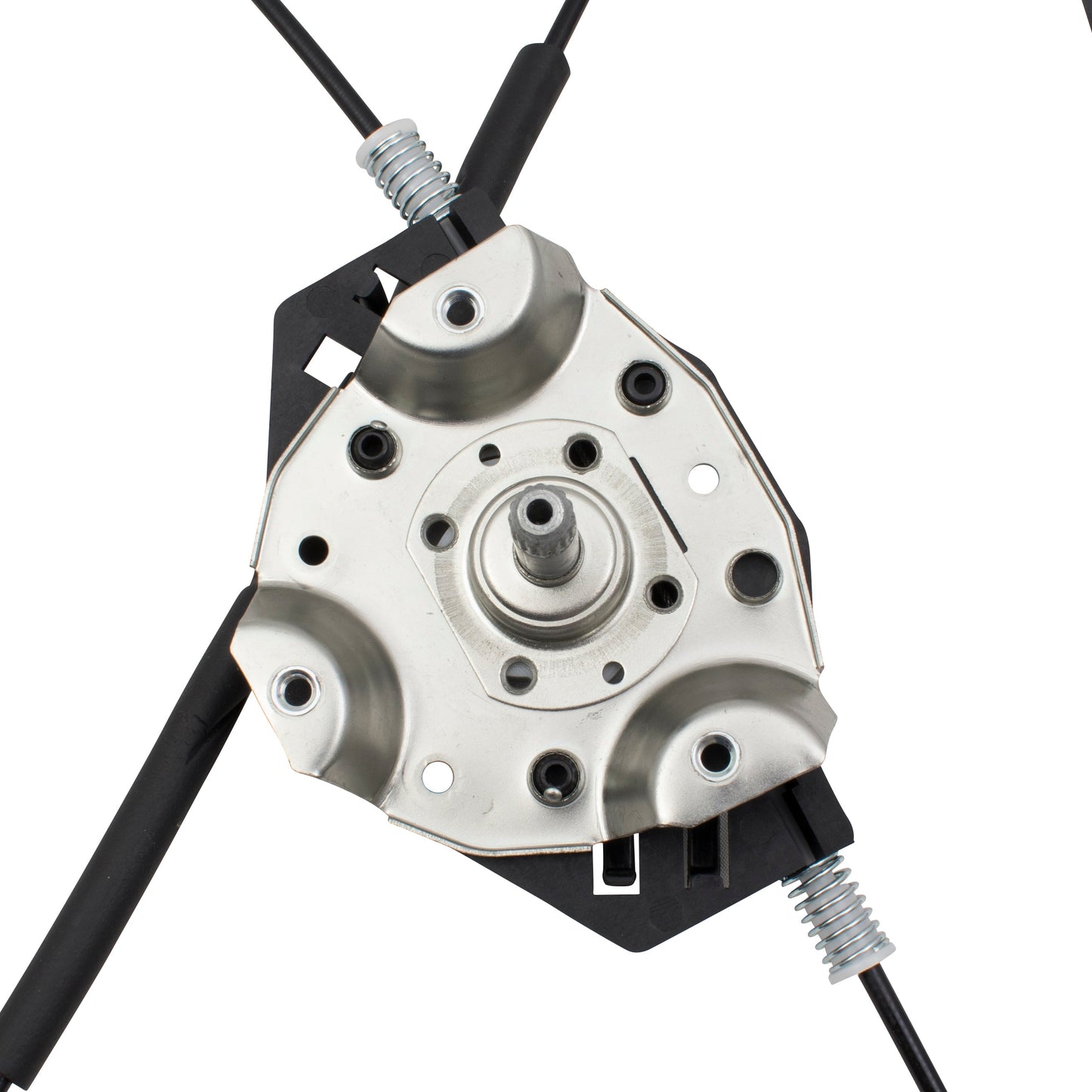 Drivers Front Manual Window Regulator Compatible with 00-07 Focus 3-Door Hatchback 6S4Z6123201AA