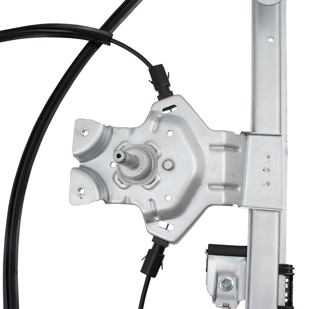 Drivers Front Manual Window Lift Regulator Compatible with 04-08 F-150 Super Cab Extended Cab Pickup Truck 6L3Z1823201AA