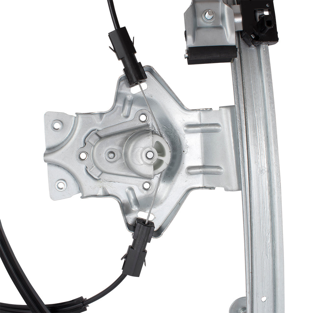 Drivers Front Manual Window Lift Regulator Compatible with 04-08 F-150 Super Cab Extended Cab Pickup Truck 6L3Z1823201AA