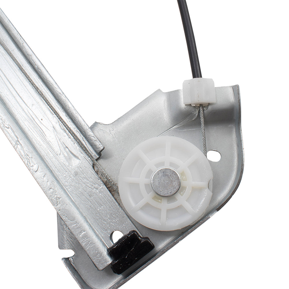 Drivers Front Manual Window Lift Regulator Compatible with 04-08 F-150 Super Cab Extended Cab Pickup Truck 6L3Z1823201AA