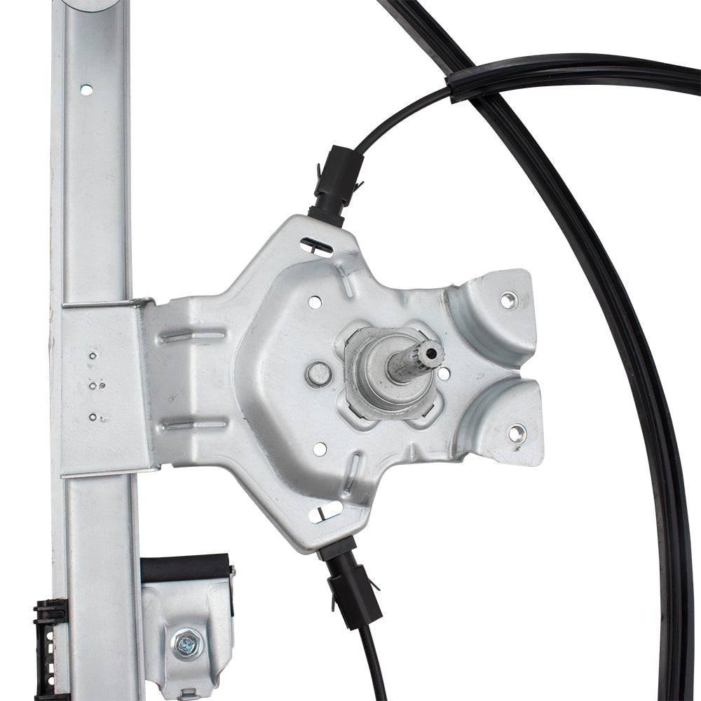 Passengers Front Manual Window Lift Regulator Compatible with 04-08 F-150 Super Cab Extended Cab Pickup Truck 6L3Z1823200AA