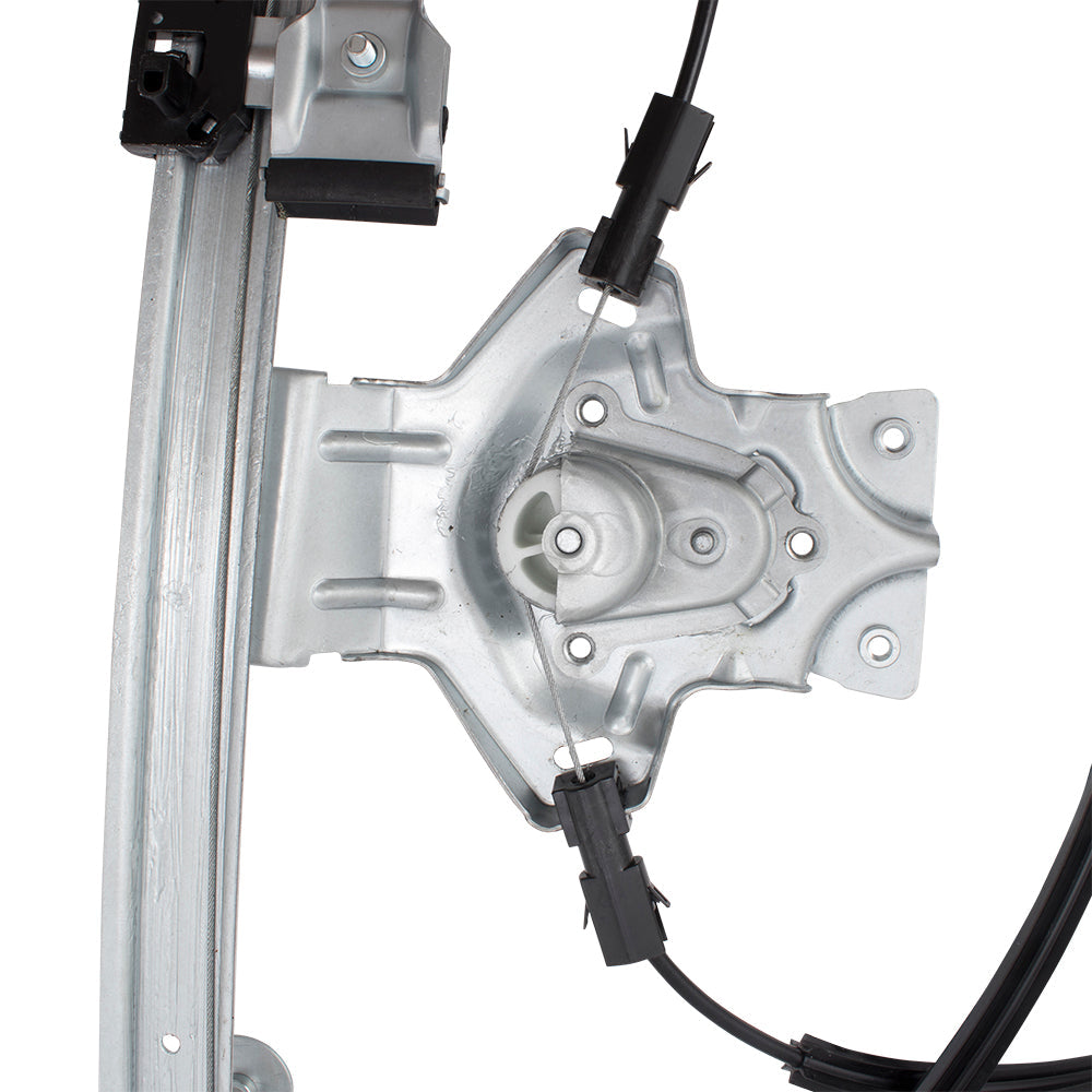 Passengers Front Manual Window Lift Regulator Compatible with 04-08 F-150 Super Cab Extended Cab Pickup Truck 6L3Z1823200AA