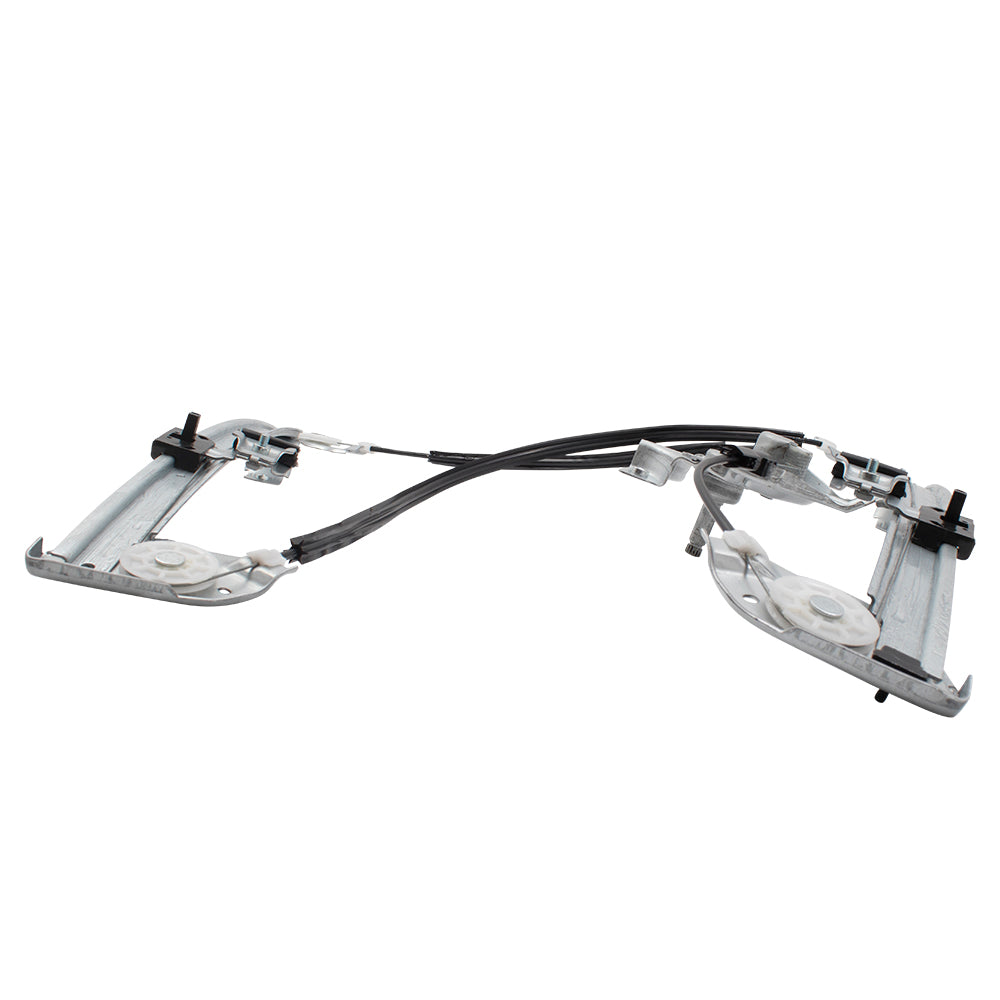 Passengers Front Manual Window Lift Regulator Compatible with 04-08 F-150 Super Cab Extended Cab Pickup Truck 6L3Z1823200AA