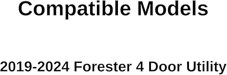 Passenger Right Side Rear Door Window Door Glass Privacy Compatible with Subaru Forester 2019-2024 Models