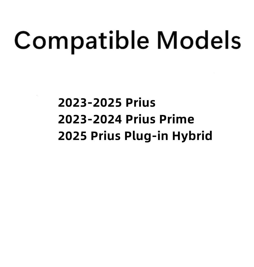 Tempered Passenger Right Side Front Door Window Door Glass Compatible with Toyota Prius / Prius Prime / Plug-in 2023-2025 Models