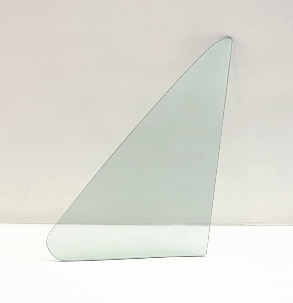 Stationary Tempered Driver Left Side Front Vent Window Vent Glass Compatible with Volkswagen Cabriolet 1985-1993 / Rabbit Jetta 1975-1984 Models (Not For Rabbit Pickup)