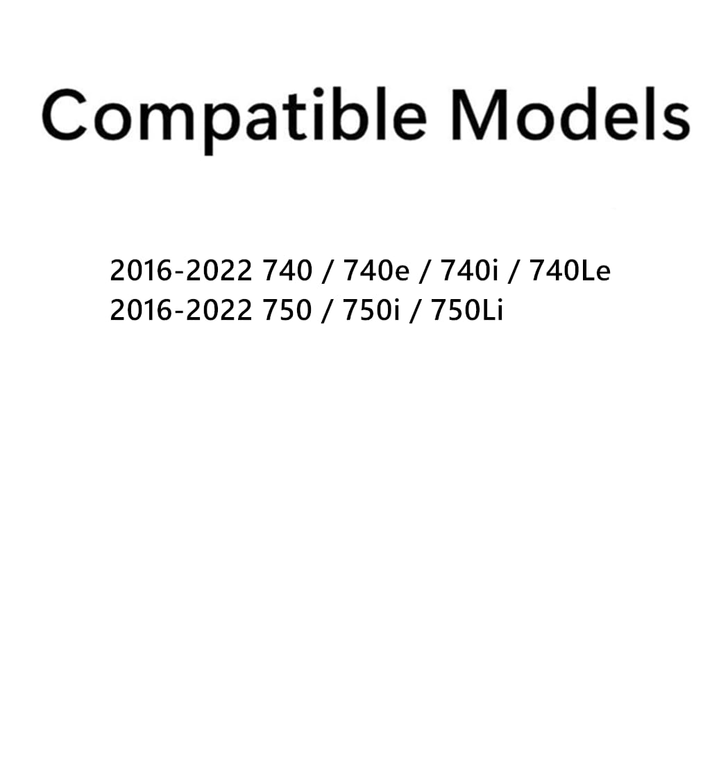 Laminated Heated Rear Window Back Glass Compatible with BMW 740 740e 740i 740le 750 750i 750Li 2016-2022 Models